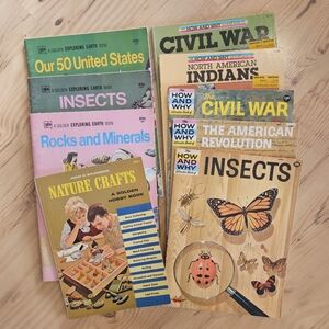 Lot Of Vintage Learning Books